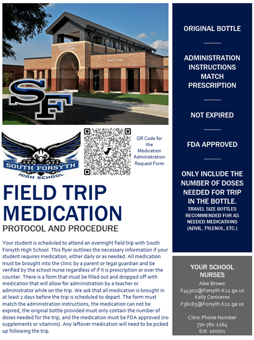 Field Trip Medication Flyer